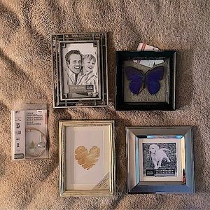 Modern Picture Frame Set +
Butterfly Wall Art | Mixed Sizes
Home Decor Bundle